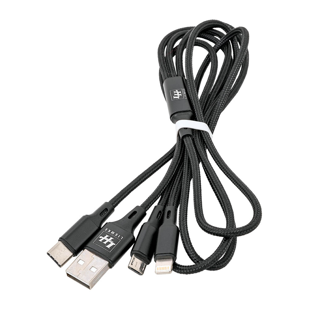 LIEMKE 3 in 1 USB Cable